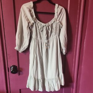 Green Cottagecore Dress